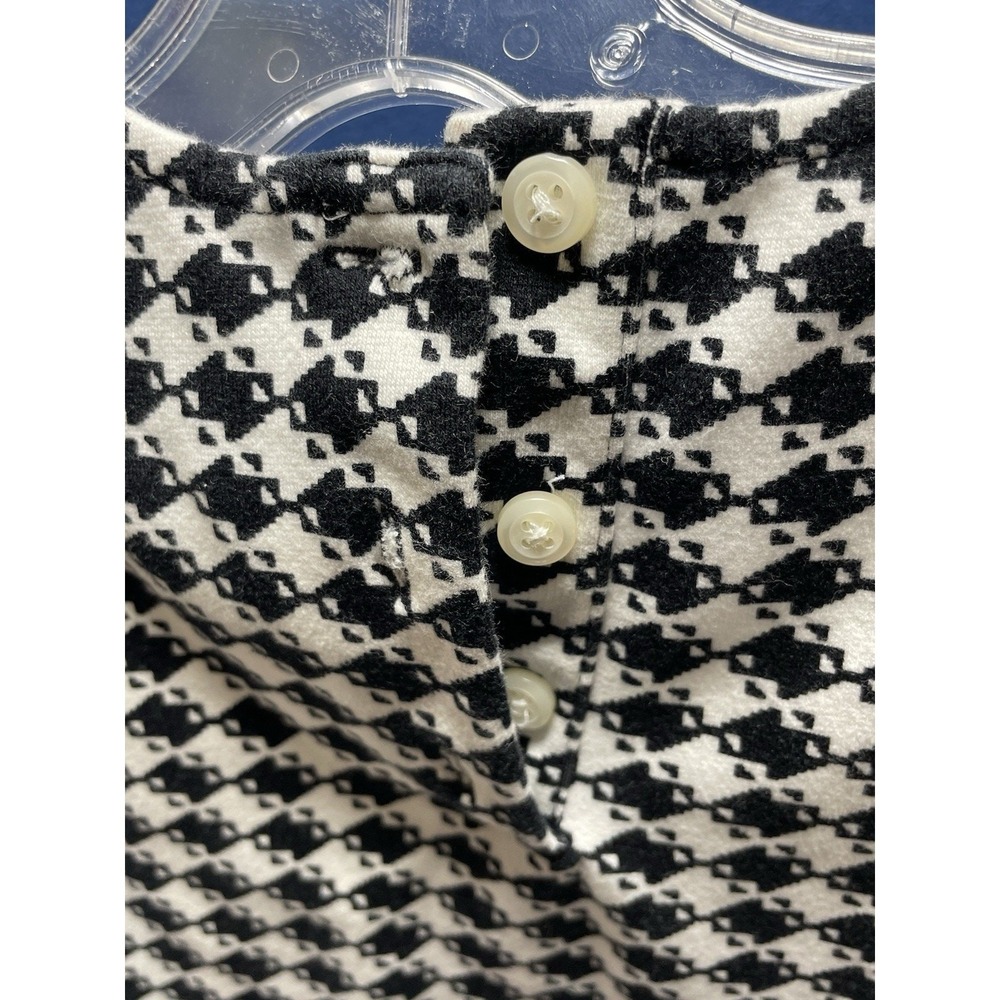Gymboree Olivia Black White Girls Bow Jumper Dress 2T - Picture 7 of 9